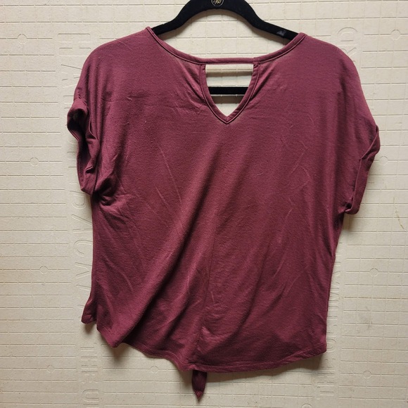 Disney Size Small Garnet T-Shirt Short Sleeve Taste Your Way Around World Epcot - Picture 2 of 6